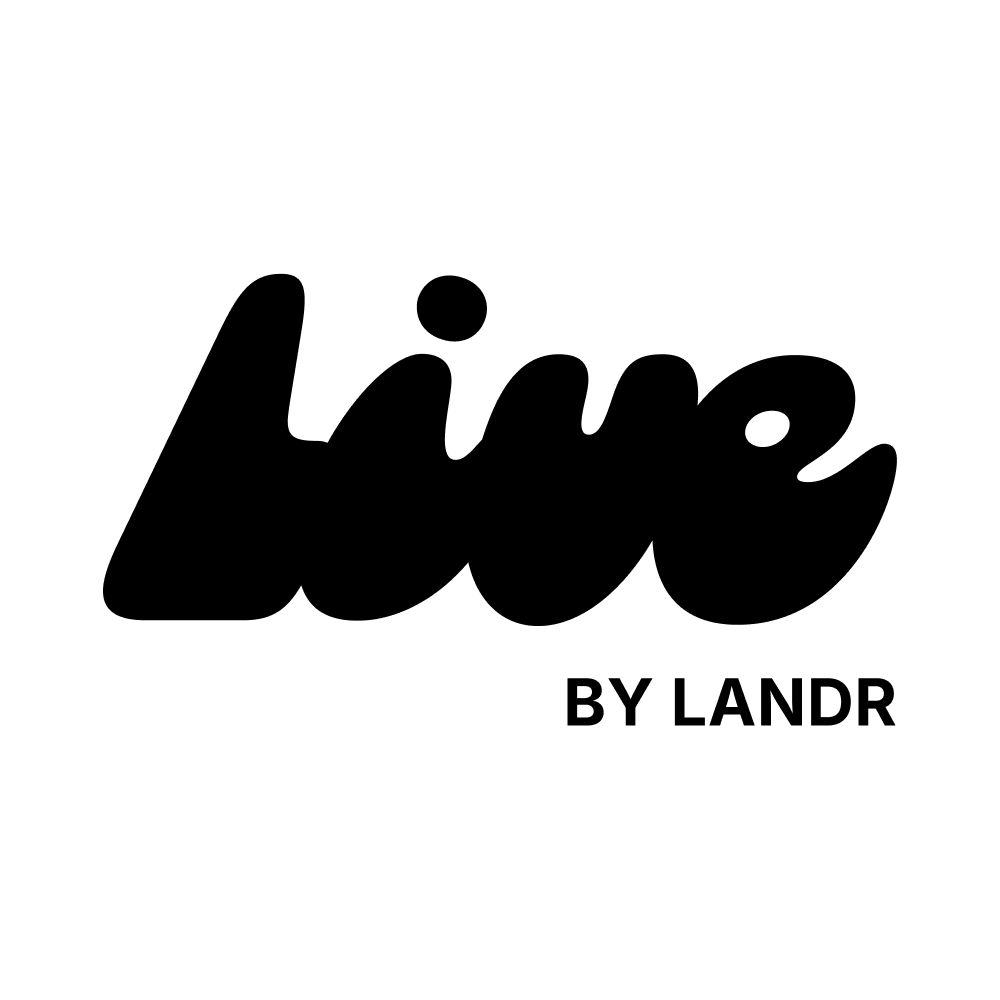 Live by LANDR Logo