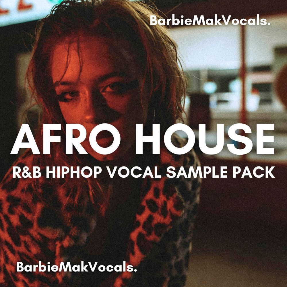 Arte de Afro House & R&B Hip Hop Vocals Sample Pack by BarbieMakVocals