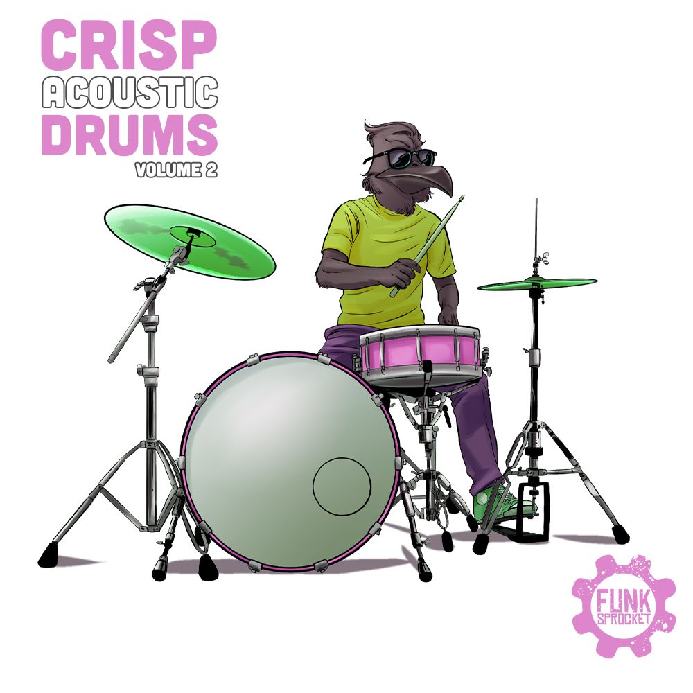 Arte de Crisp Acoustic Drums Vol 2