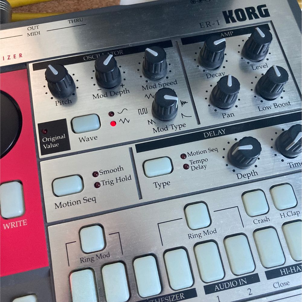 Arte de Korg ER-1 Electro Grooves