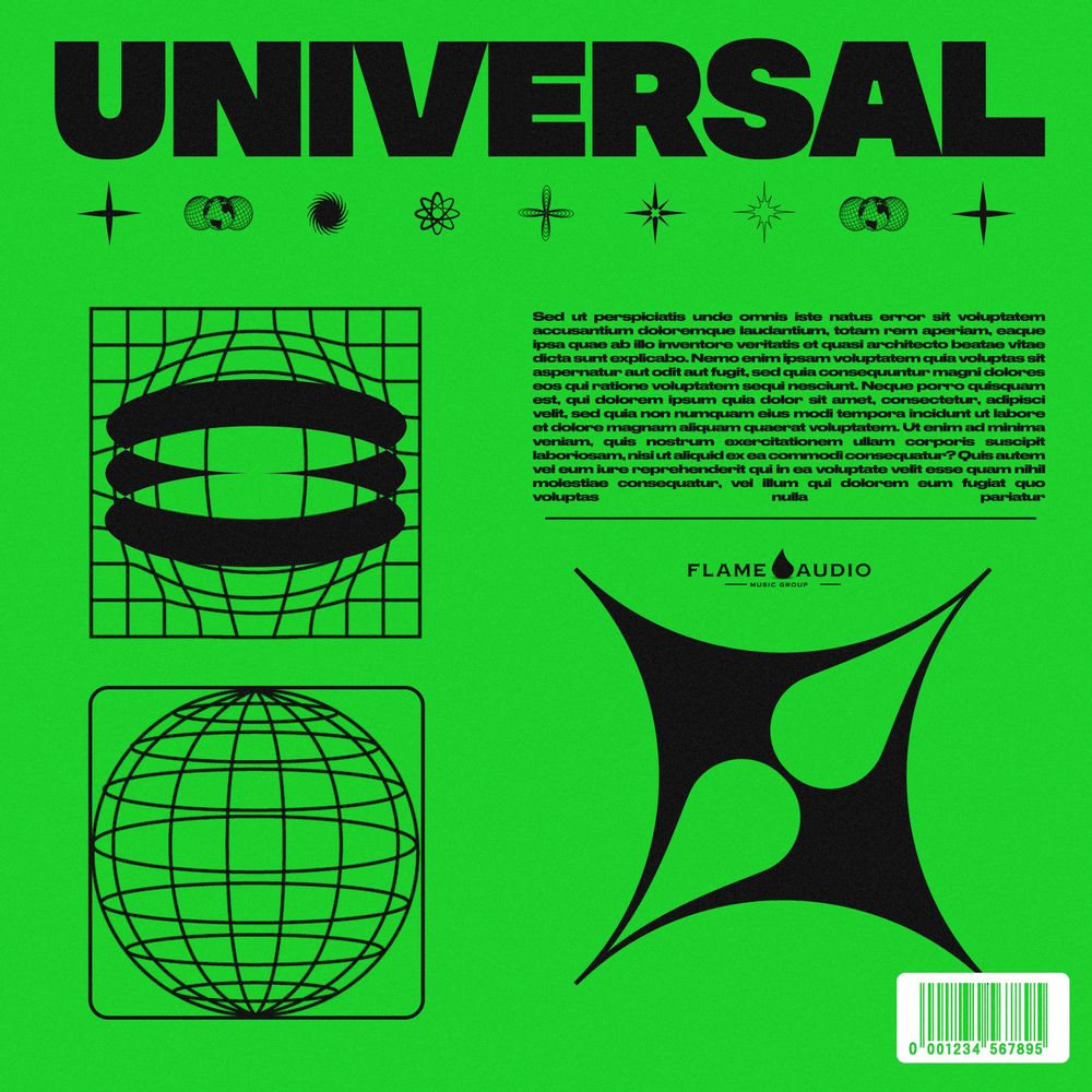 Arte de UNIVERSAL: Guitars, Synths and Keys