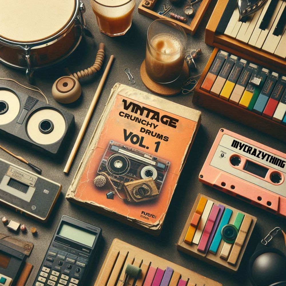 Pochette de Vintage Crunchy Drums Vol.1