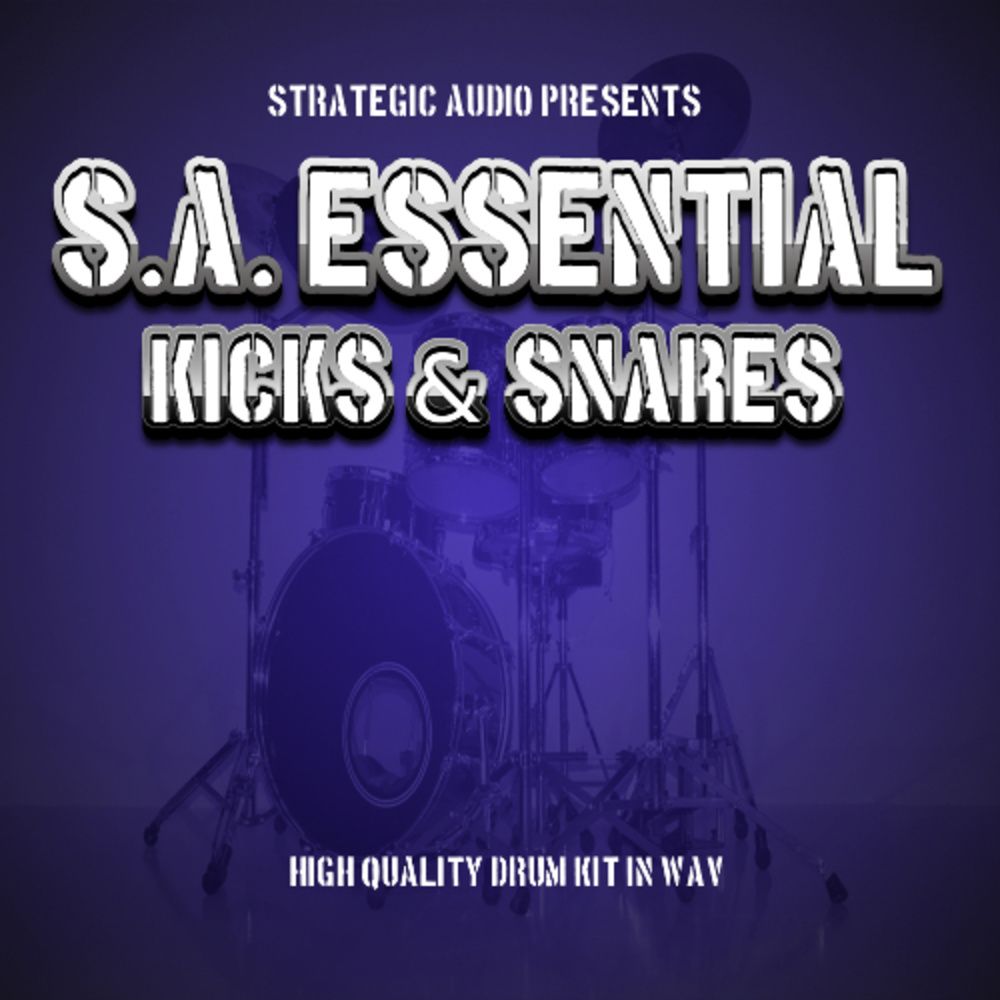 S.A. Essential Kicks & Snares Sample Pack LANDR