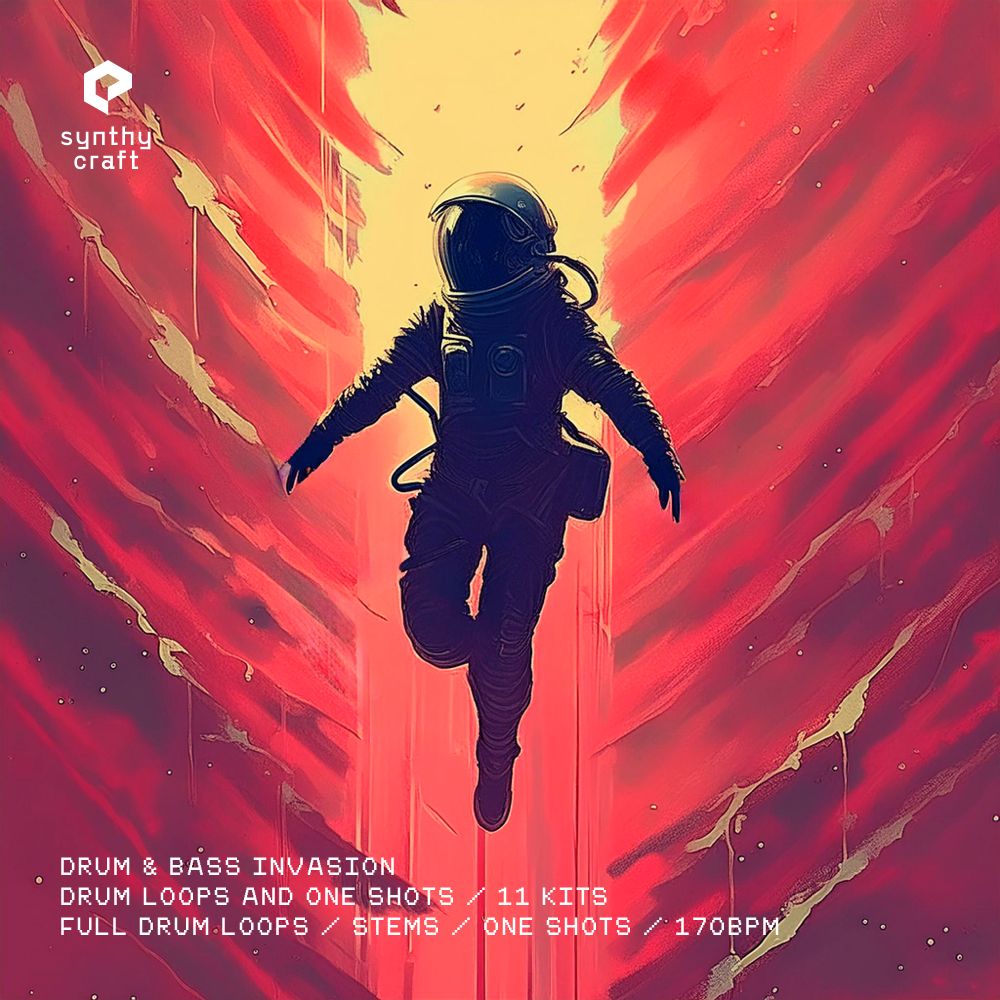 Arte de Drum & Bass Invasion - Drum Loops Stems and One Shots