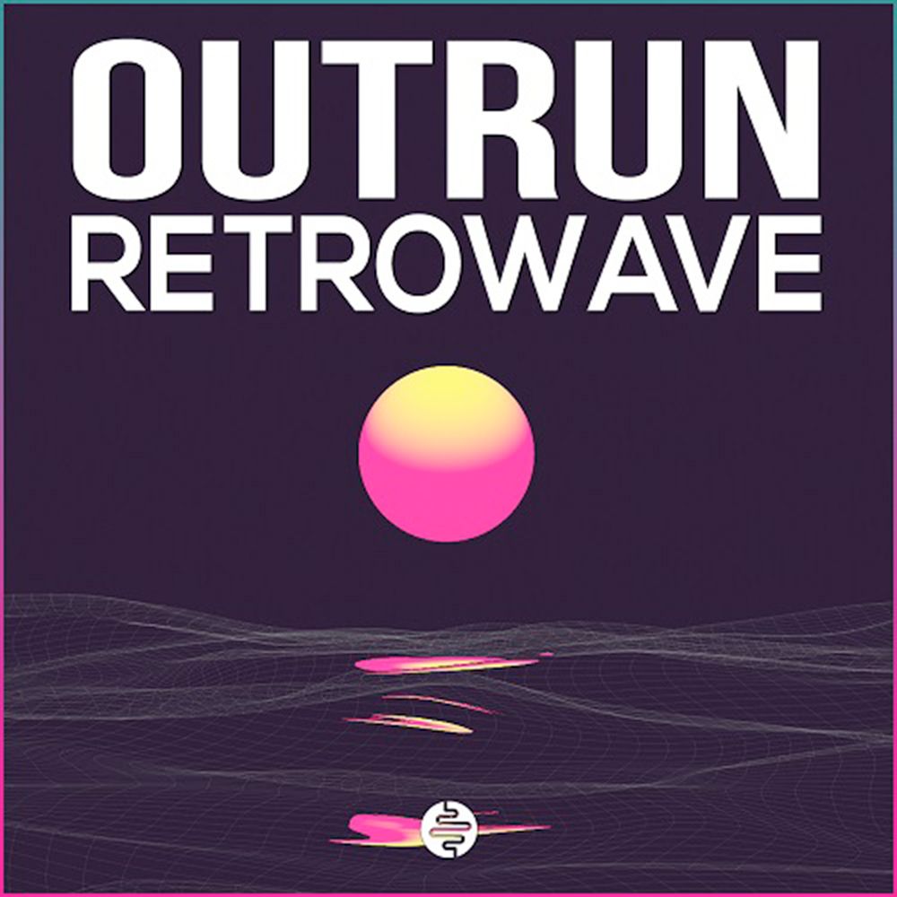 Arte de Outrun - Retrowave