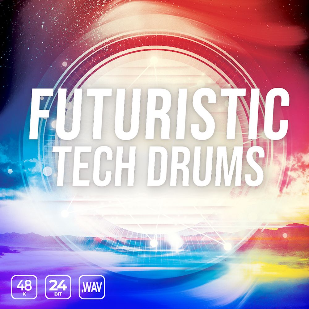 Arte de Futuristic Tech Drums