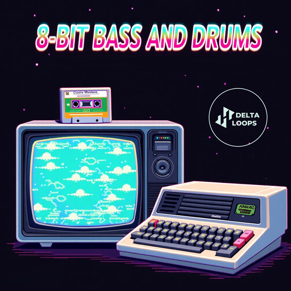 Arte de 8-Bit Bass and Drums