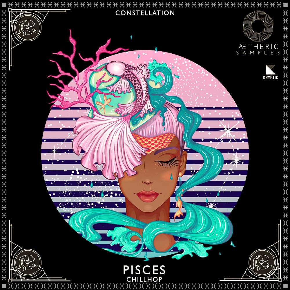 Arte de Constellation Pisces