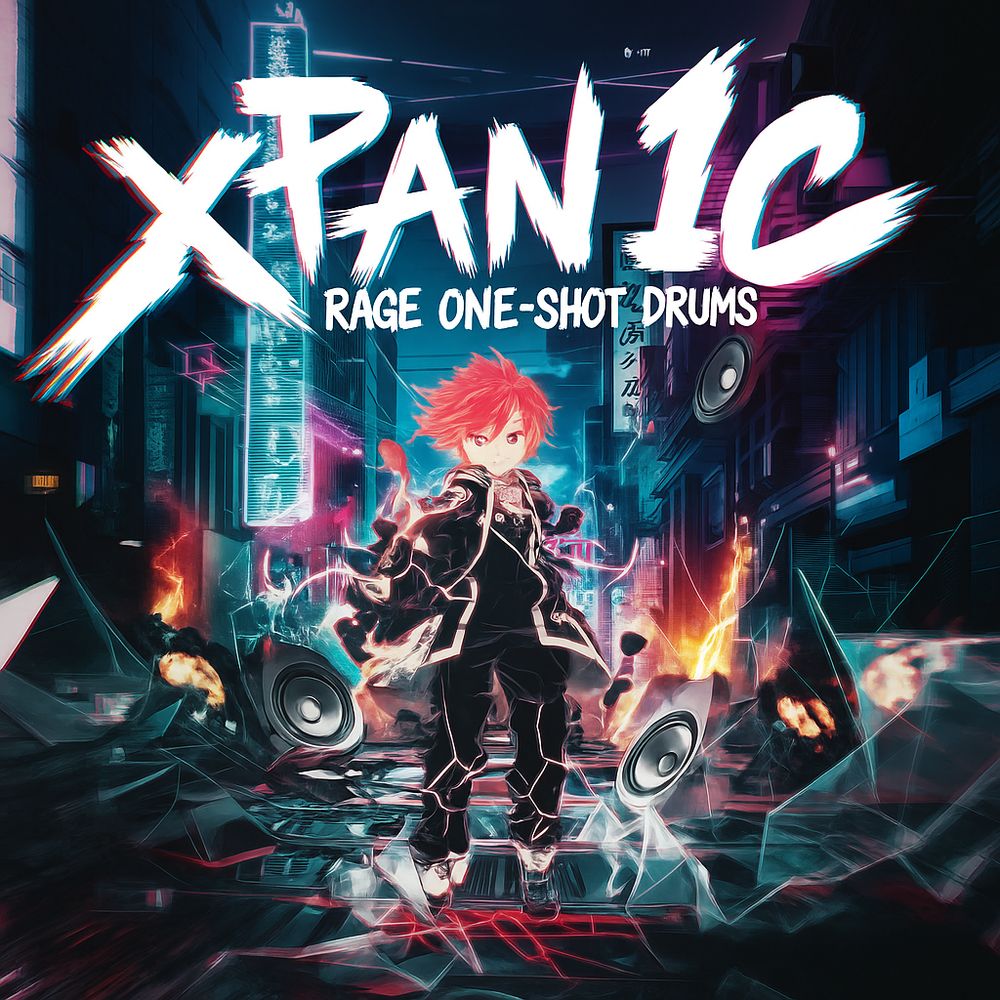 Arte de Xpan1c Rage One-Shot Drums