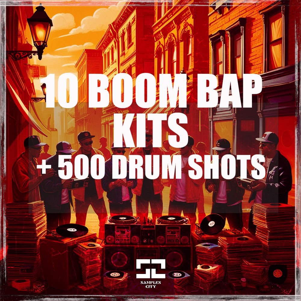 Pochette de 10 Boom Bap Kits + 500 Drum Shots