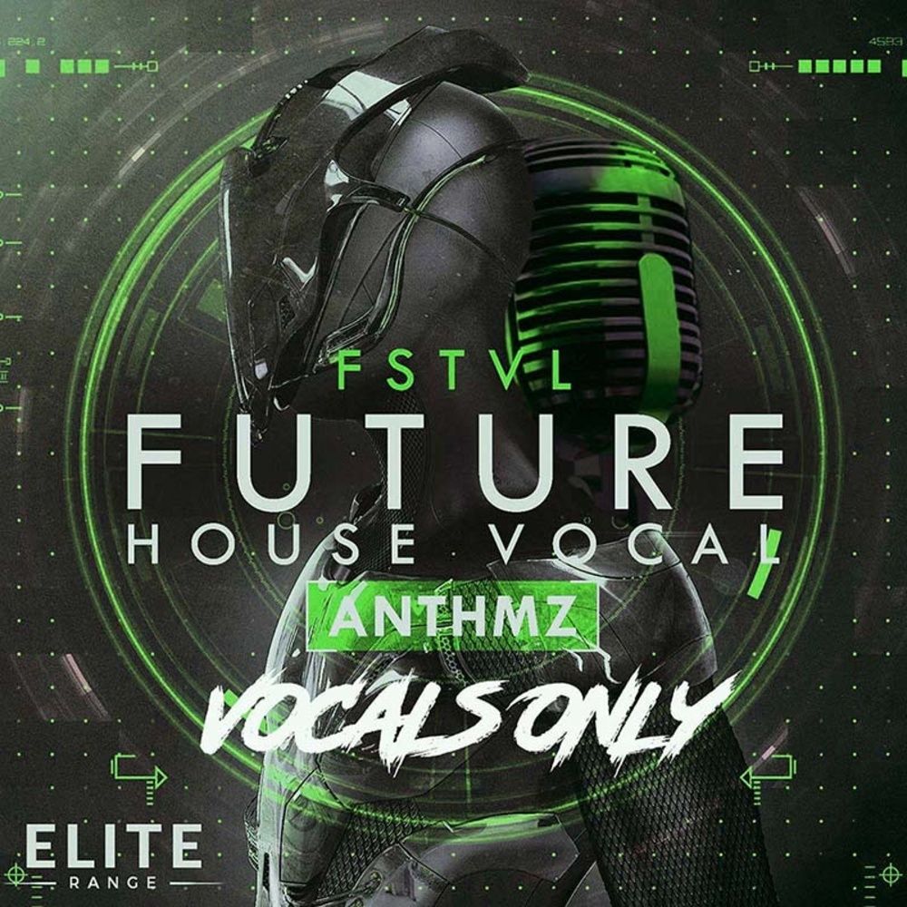 Pochette de FSTVL Future House Vocal ANTHMZ - VOCALS ONLY
