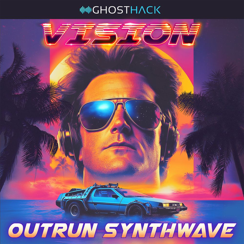 Pochette de Vision - Outrun Synthwave