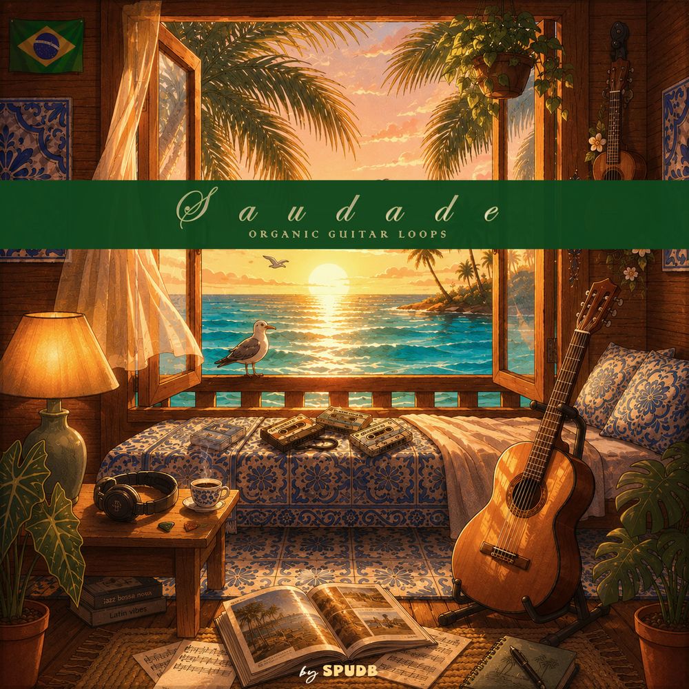 Pochette de SAUDADE-ORGANIC GUITAR LOOPS