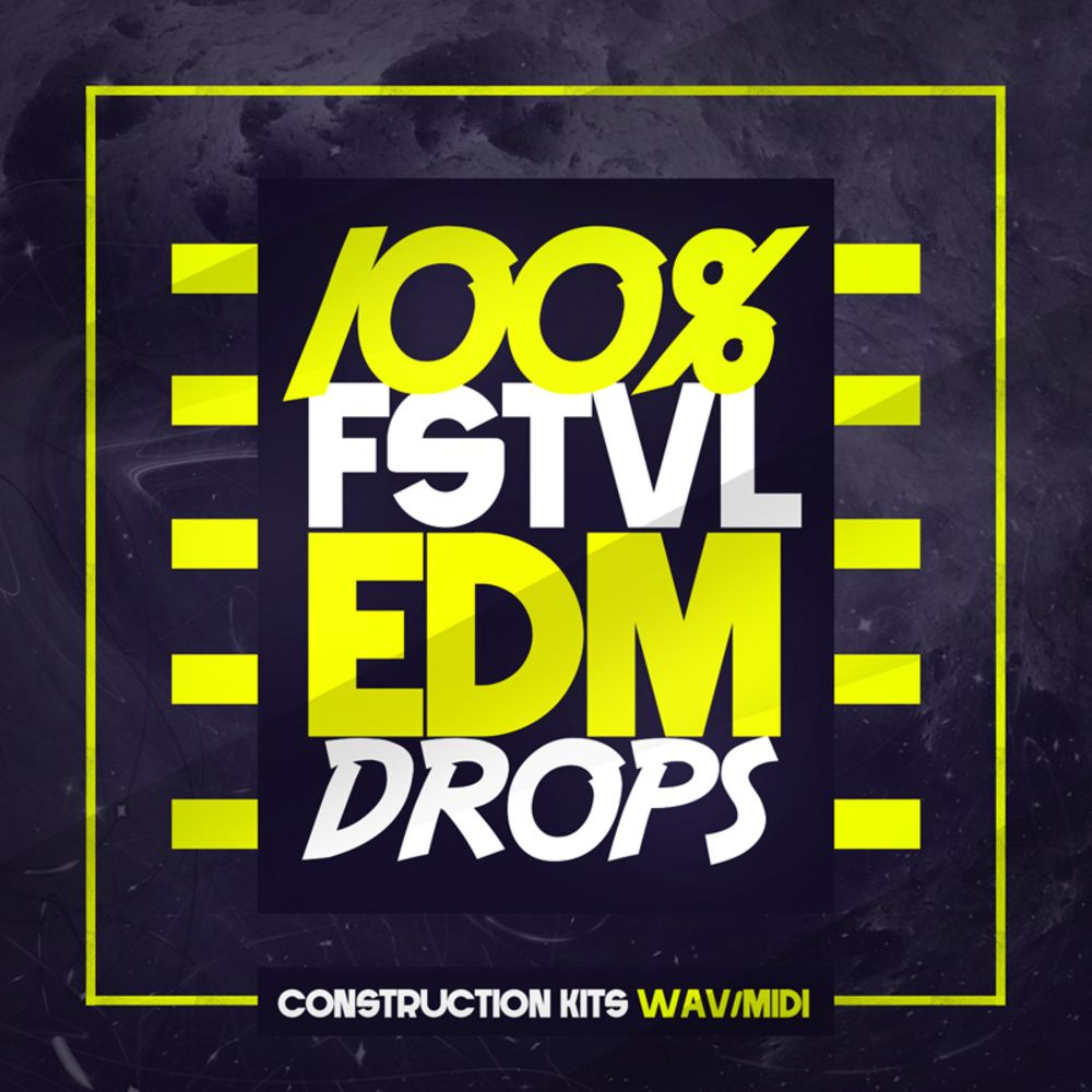 Arte de 100% FSTVL EDM Drops