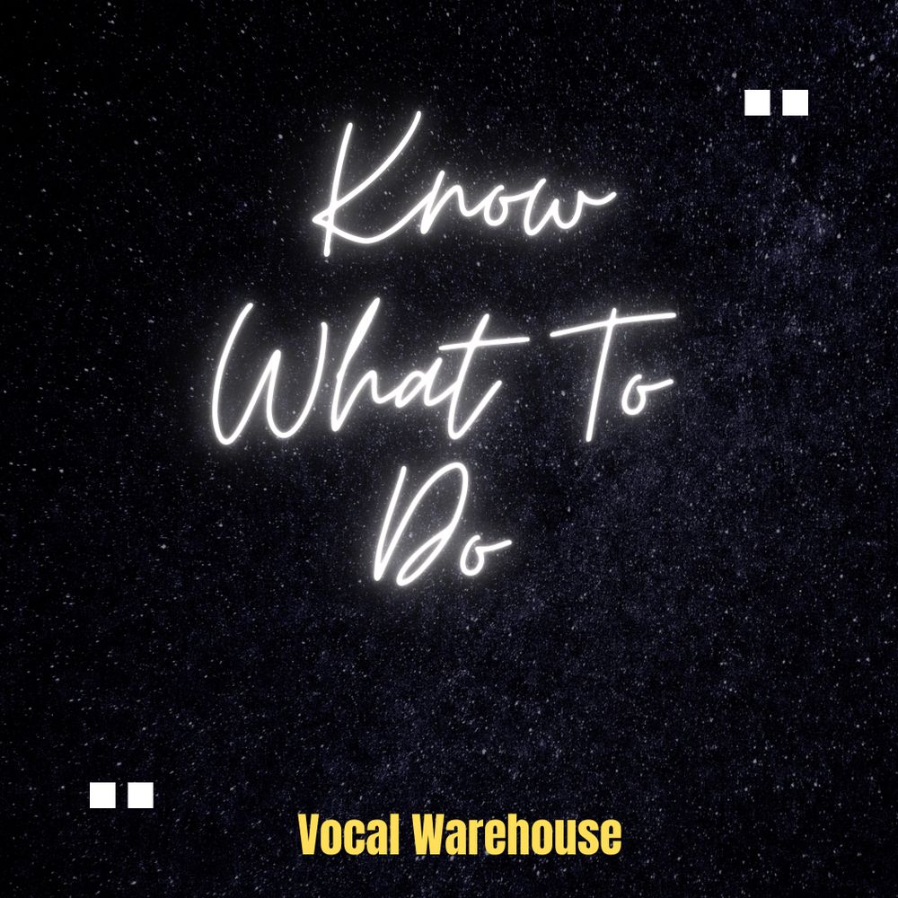 Arte de Know What To Do - Vocal Pack