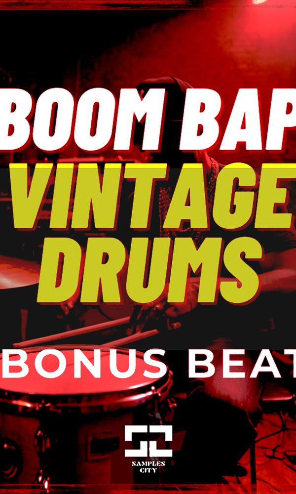Artwork for Boom Bap Vintage Drums + Bonus Beats