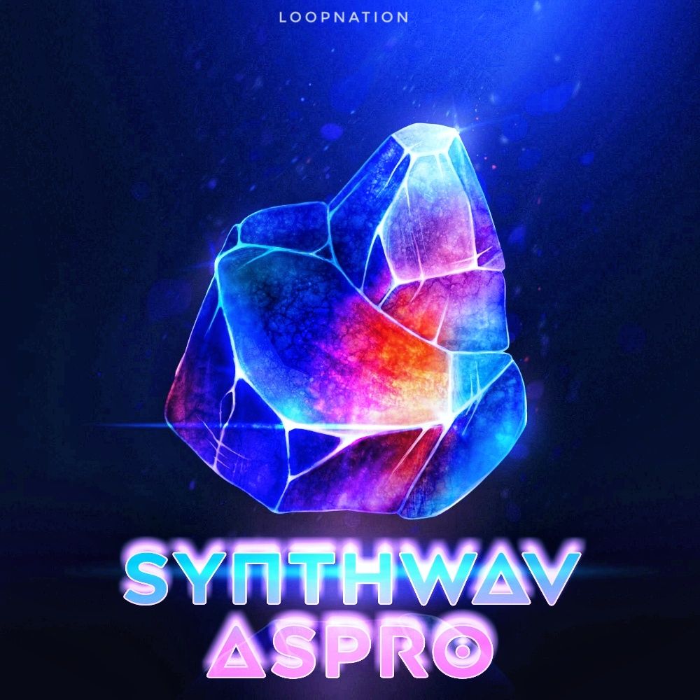 Arte de Synthwav Aspro