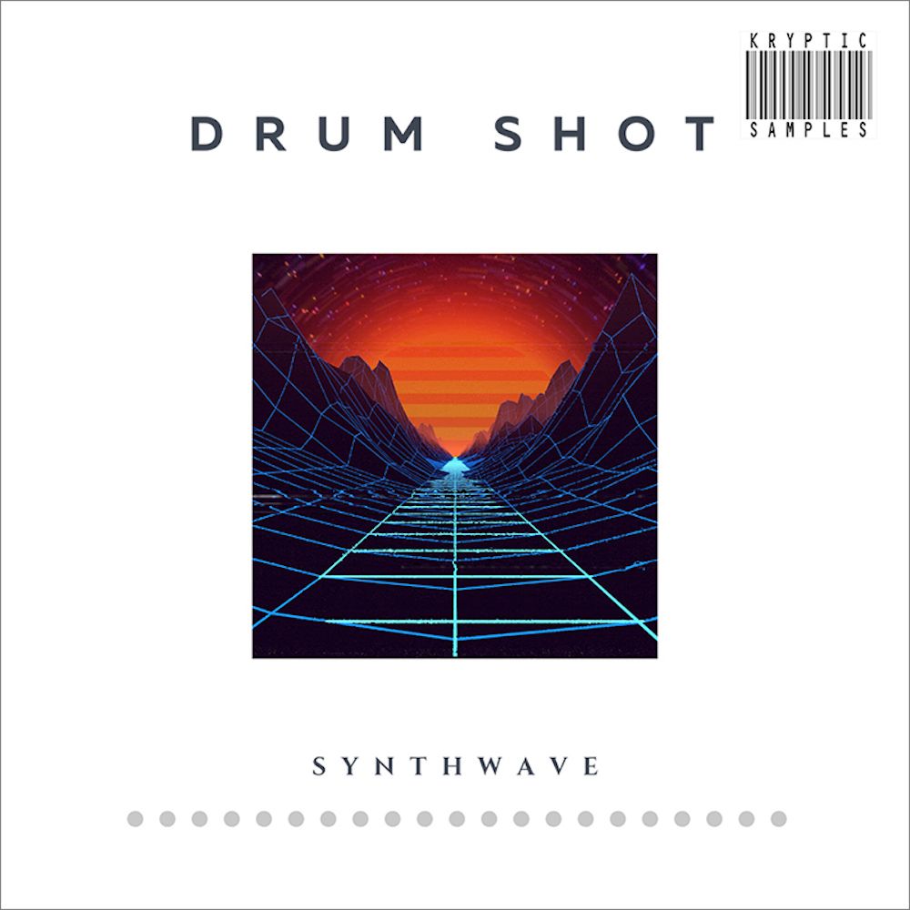 Arte de Drum Shot Synthwave