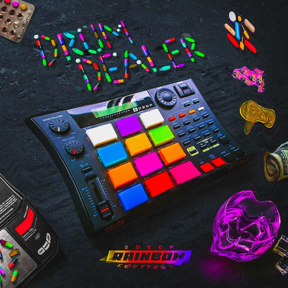 Arte de Drum Dealer: Rainbow Edition