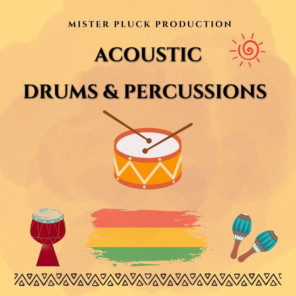 Acoustic Drums Percussions Sample Pack By Mister Pluck Production