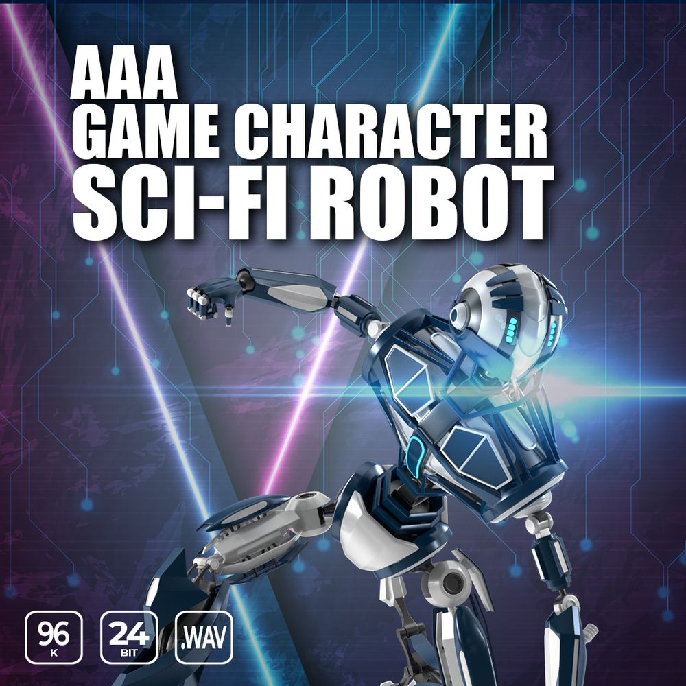 Pochette de AAA Game Character Sci-fi Robot