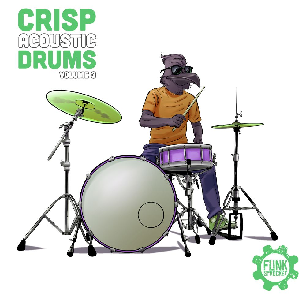 Arte de Crisp Acoustic Drums Vol 3