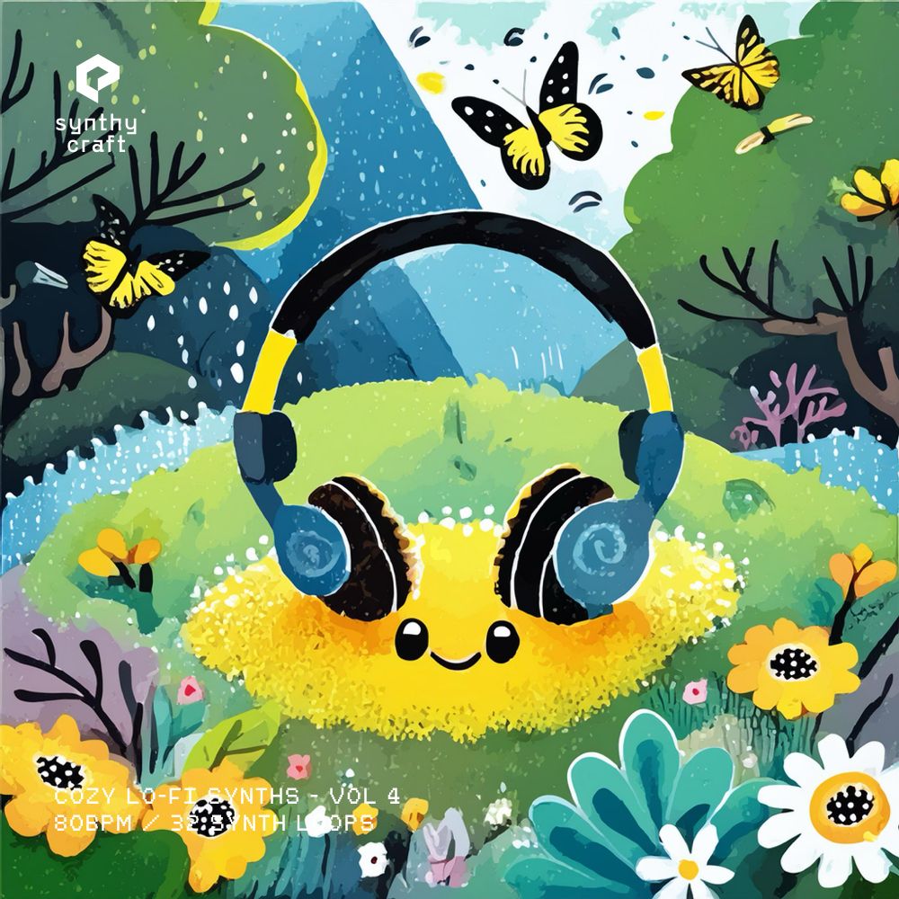 Arte de Cozy Lo-Fi Synths - Vol 4
