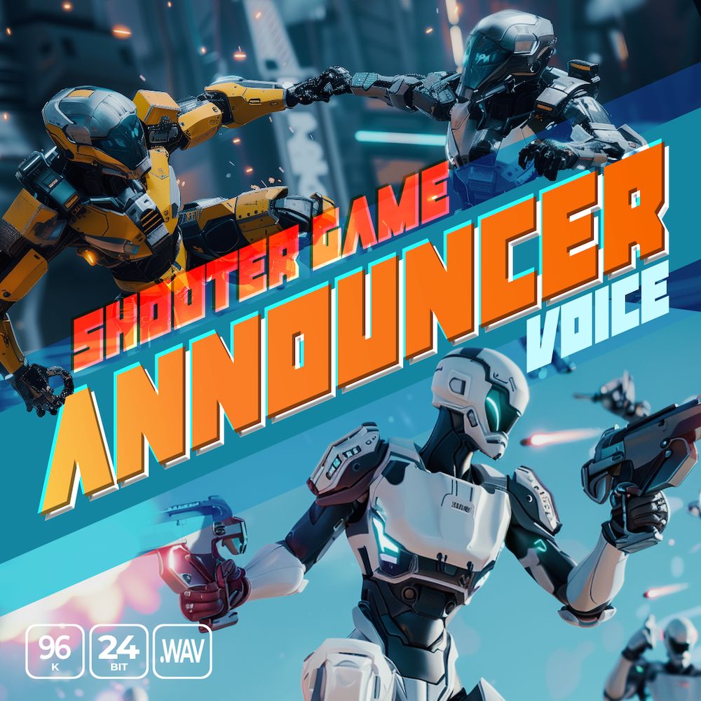 Arte de Shooter Game Announcer Voice