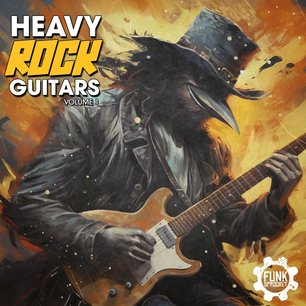 Pochette de Heavy Rock Guitars Vol 1