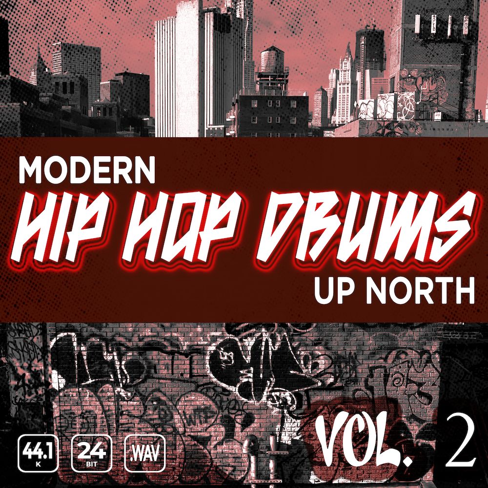 Arte de Modern Up North Hip Hop Drums Vol 2