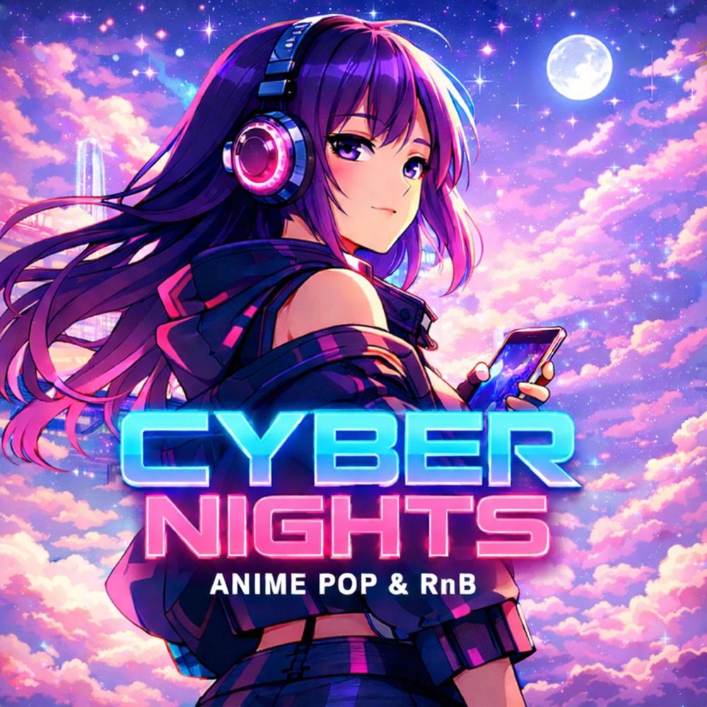 Pochette de Cyber Nights - Anime Pop & RnB