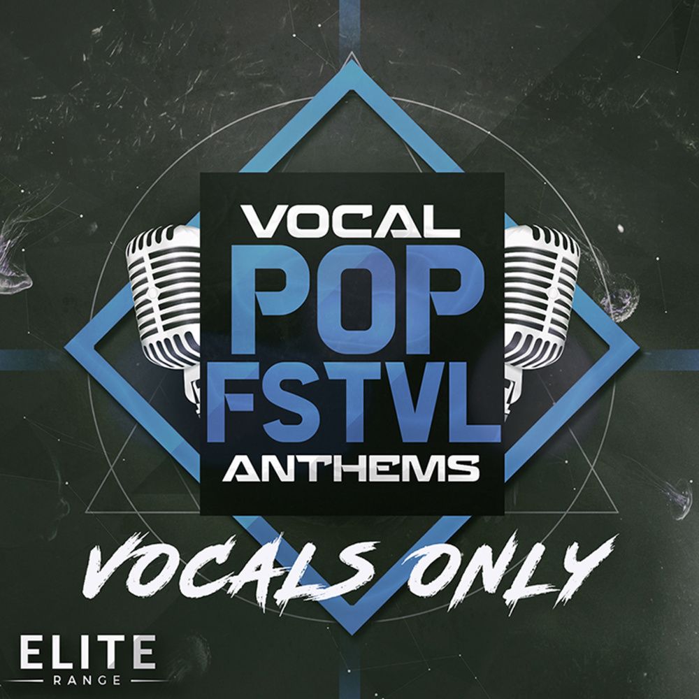 Pochette de Vocal Pop FSTVL Anthems: Vocals Only