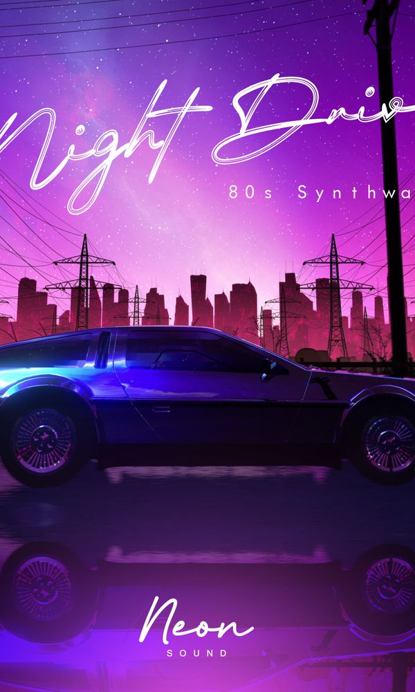 Artwork for Night Drive - 80's Synthwave