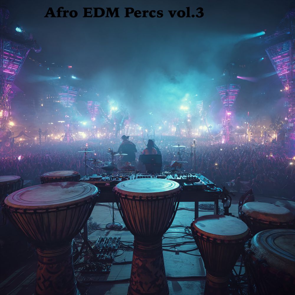 Artwork of Afro EDM percs vol.3