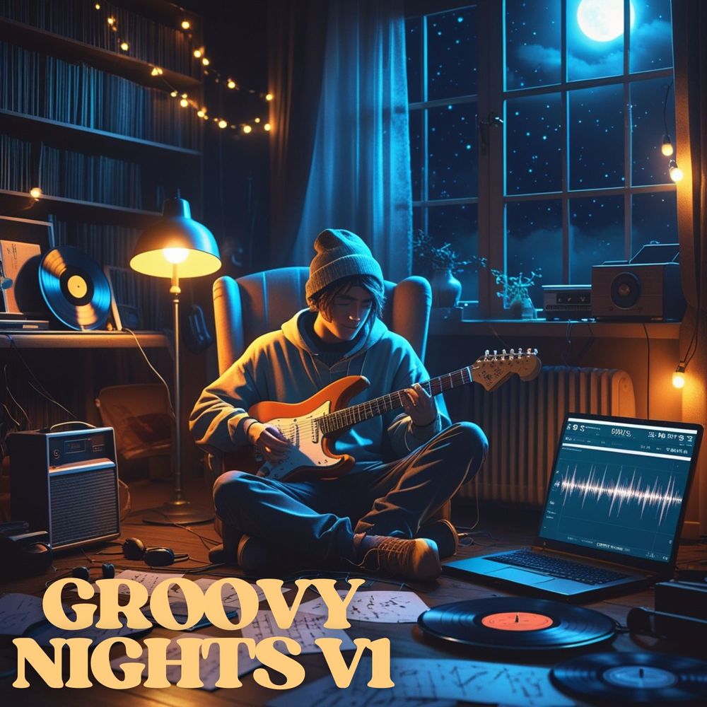 Pochette de Groovy Nights Vol. 1 - Lo-Fi Guitars
