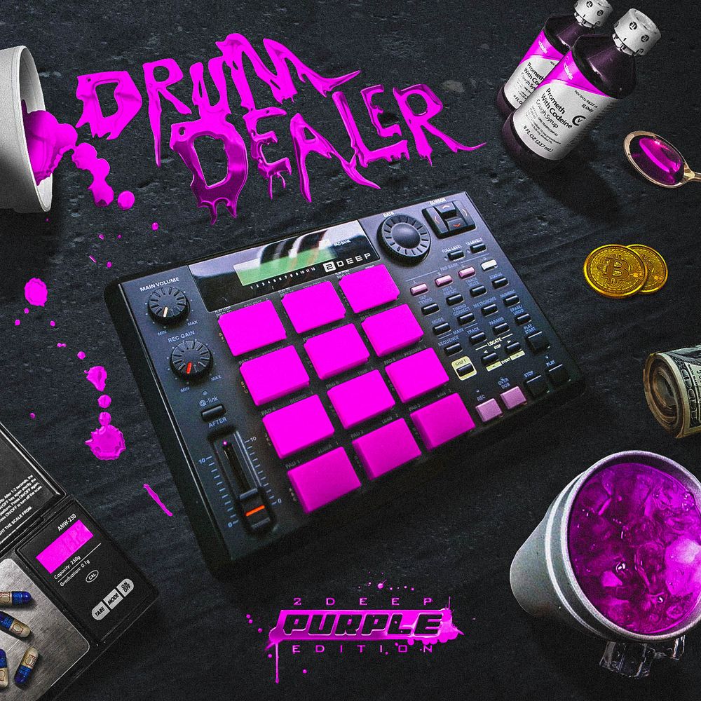 Arte de Drum Dealer: Purple Edition