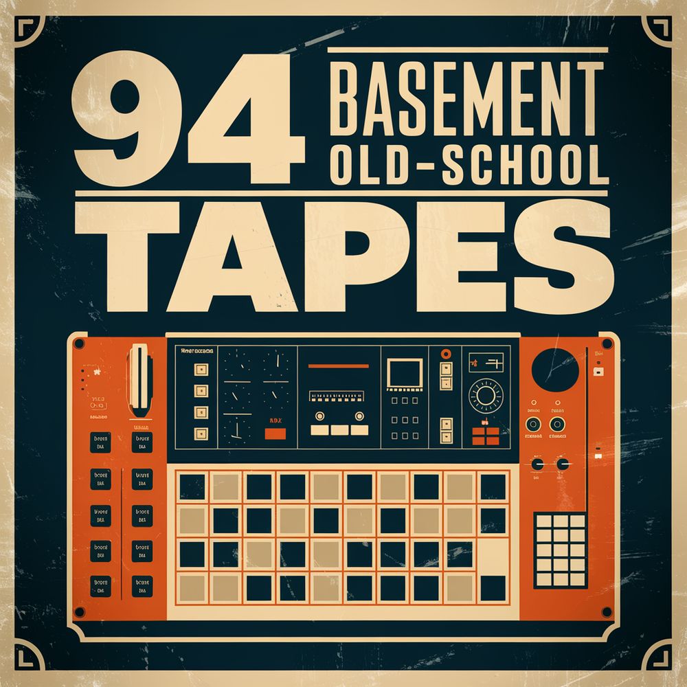 Arte de 94 Basement Tapes - Oldschool Hip-Hop