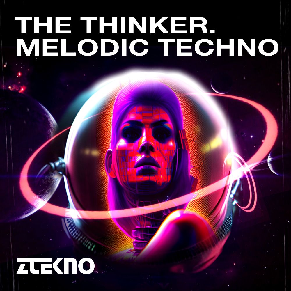 Arte de THE THINKER. MELODIC TECHNO