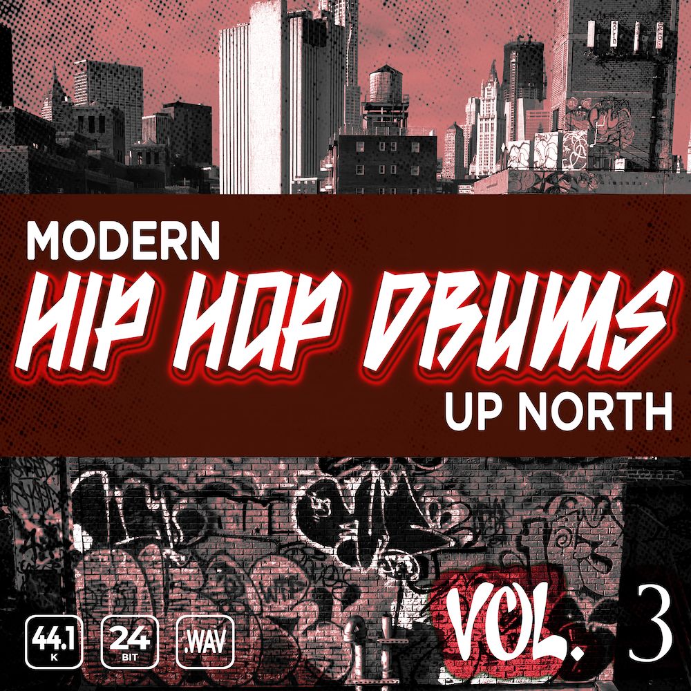 Arte de Modern Up North Hip Hop Drums Vol 3