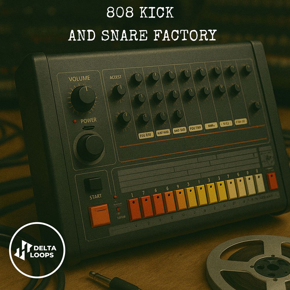 Arte de 808 Kick and Snare Factory (Drum Machines Series)