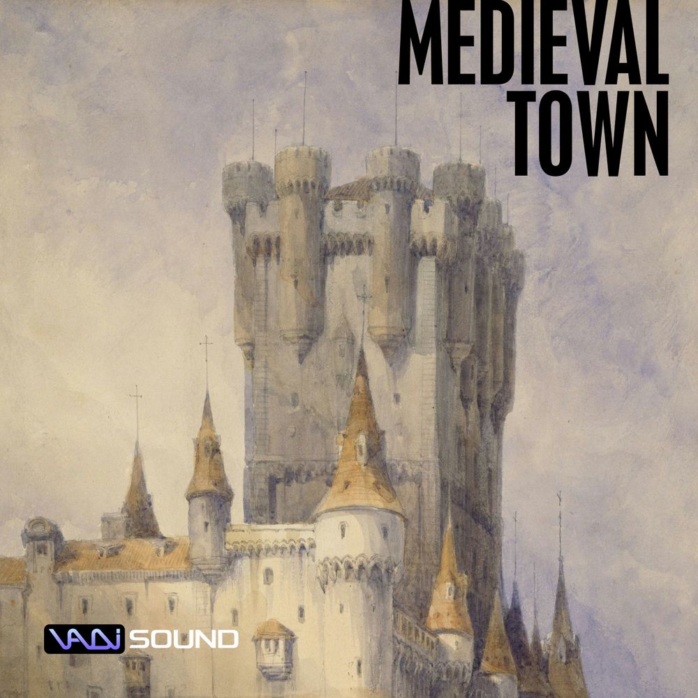 Arte de Medieval Town