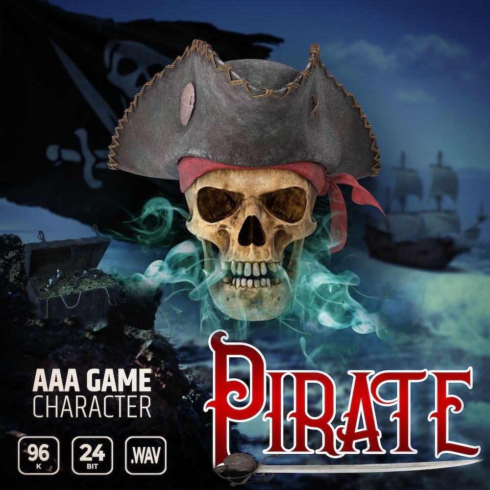 Arte de AAA Game Character Pirate