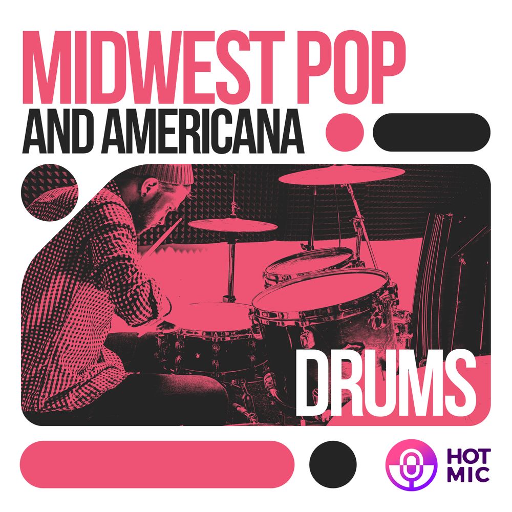 Arte de Midwest Pop and Americana Drums