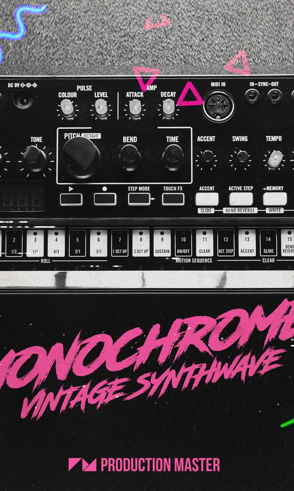 Artwork for Monochrome - Vintage Synthwave