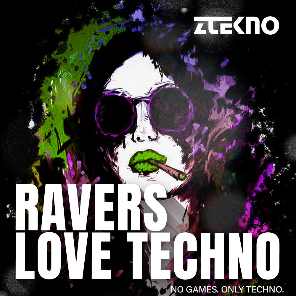 Arte de  RAVERS LOVE TECHNO