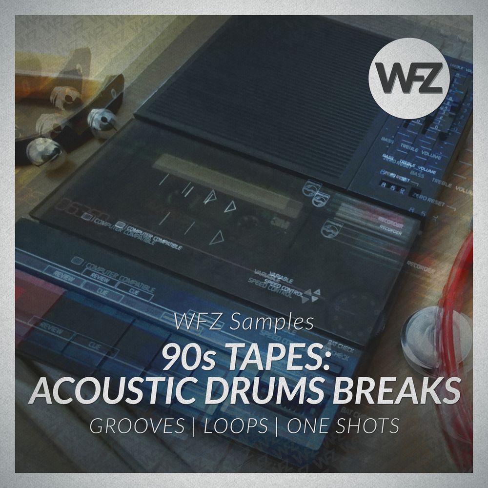 Arte de 90s Tapes: Acoustic Drums Breaks