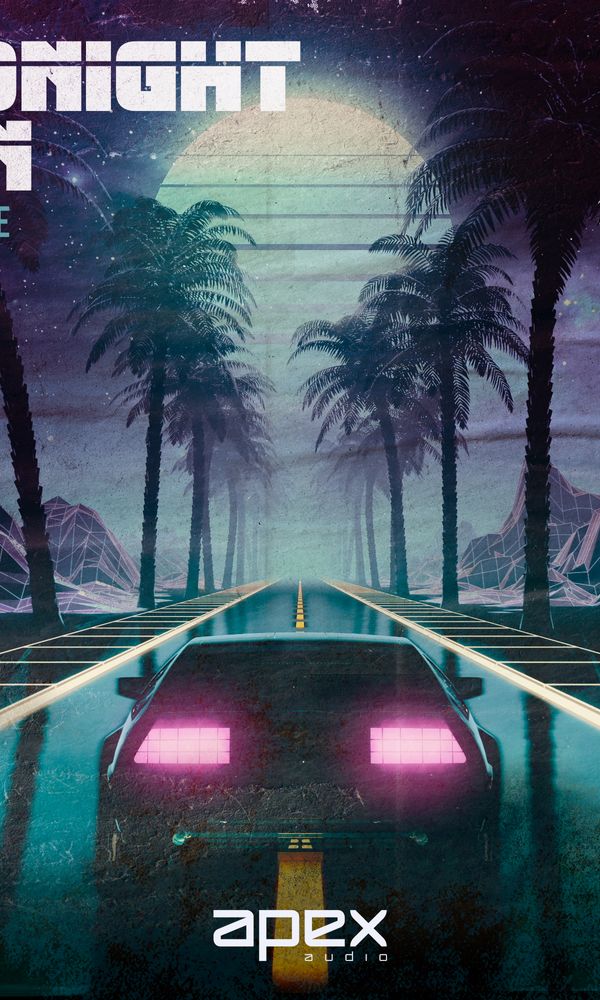 Artwork for Midnight Run - Synthwave