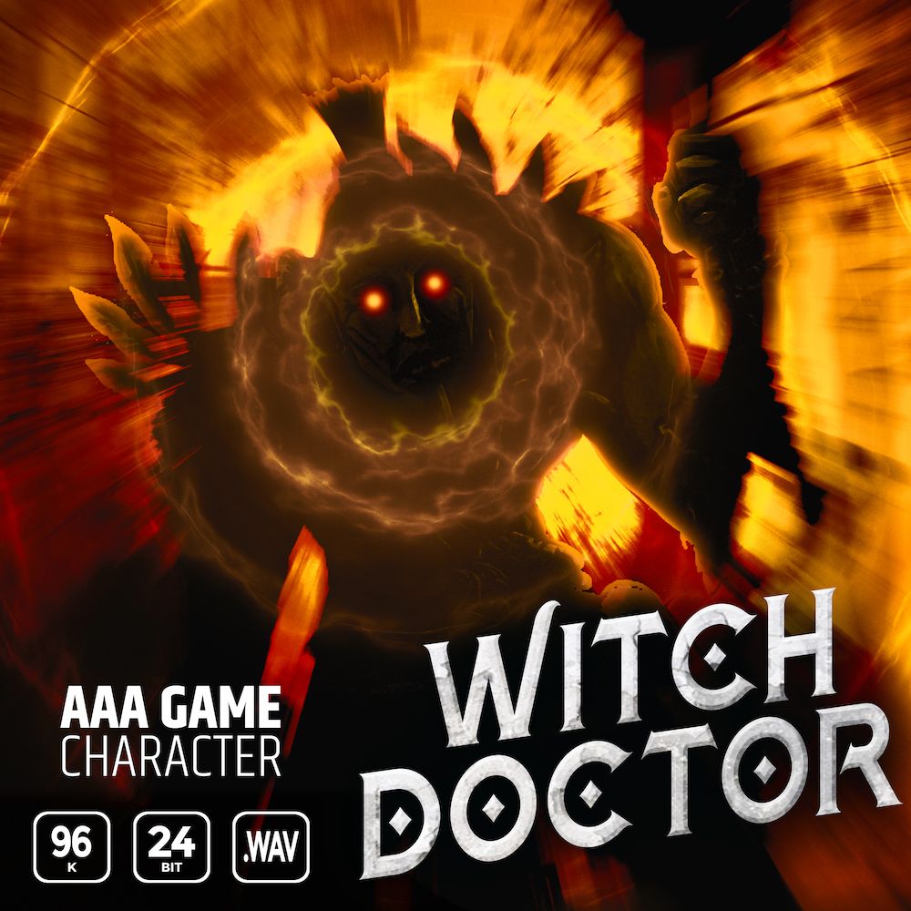 Arte de AAA Game Character Witch Doctor