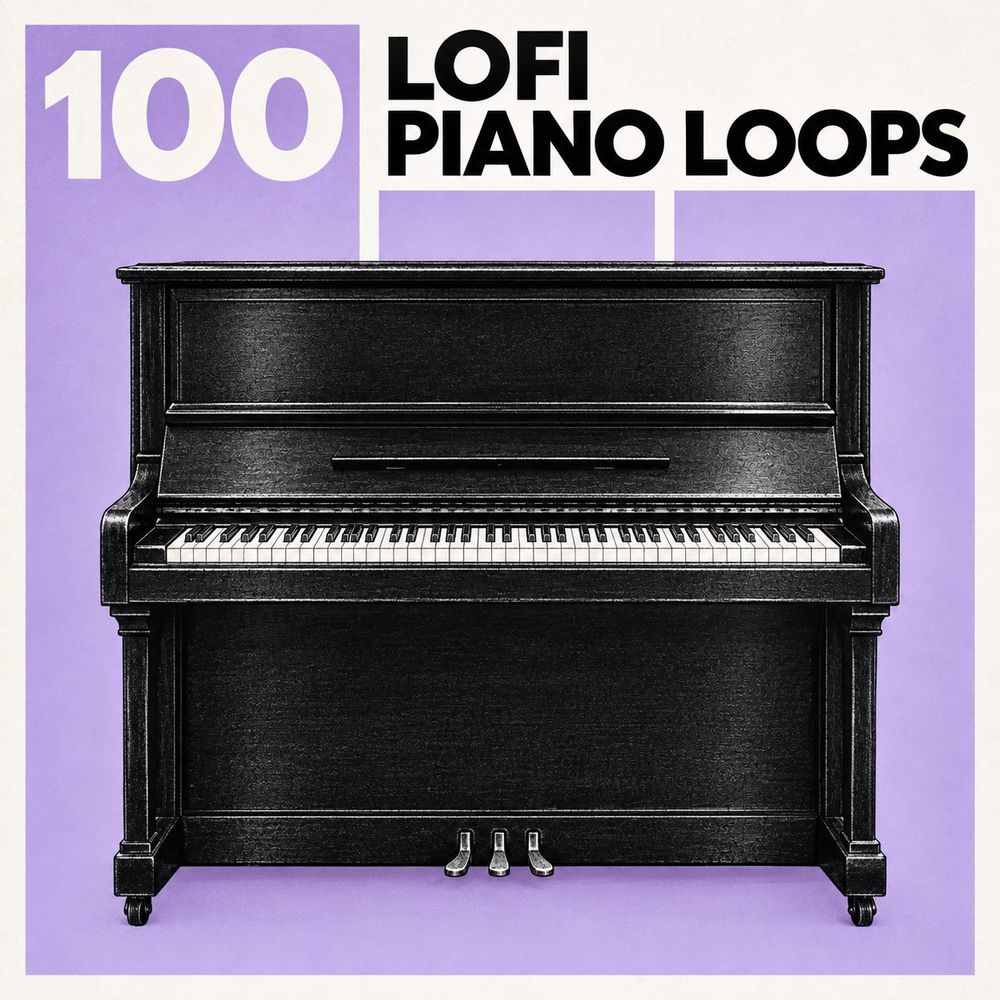 Pochette de 100 LoFi Piano Loops