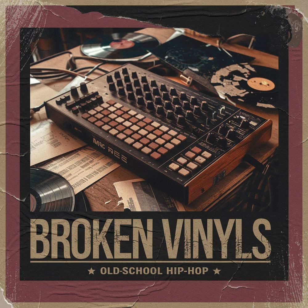 Arte de Broken Vinyls - Old-school Hip-Hop